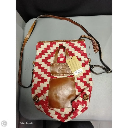 Tote Leather By Clothes Mentor, Size: Medium