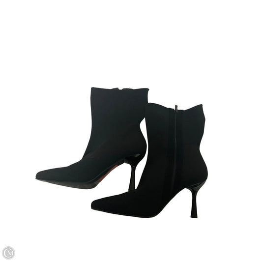 Boots Ankle Heels By Cmc In Black, Size: 9.5