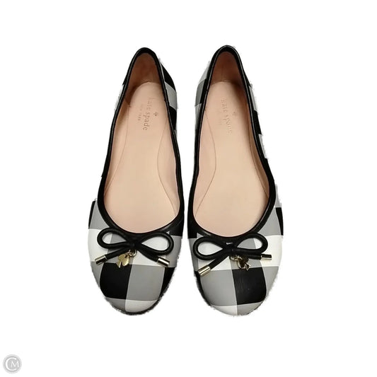 Shoes Designer By Kate Spade In Plaid Pattern, Size: 8