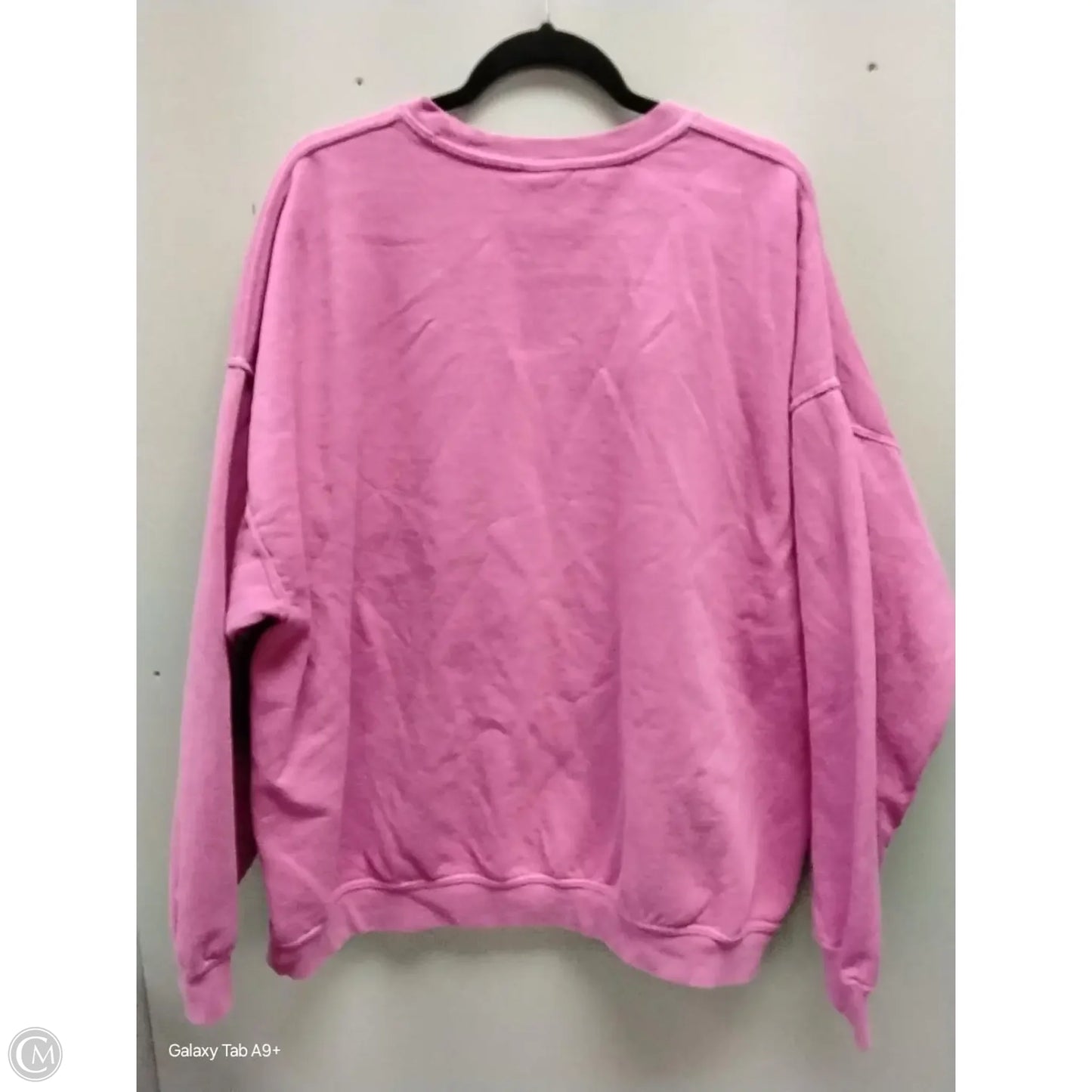Sweatshirt Crewneck By Clothes Mentor In Pink, Size: Xl