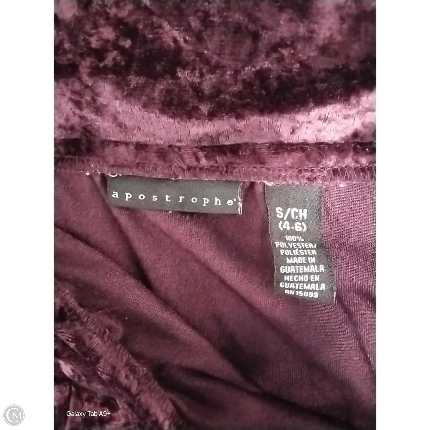 Skirt Mini & Short By Apostrophe In Purple, Size: S