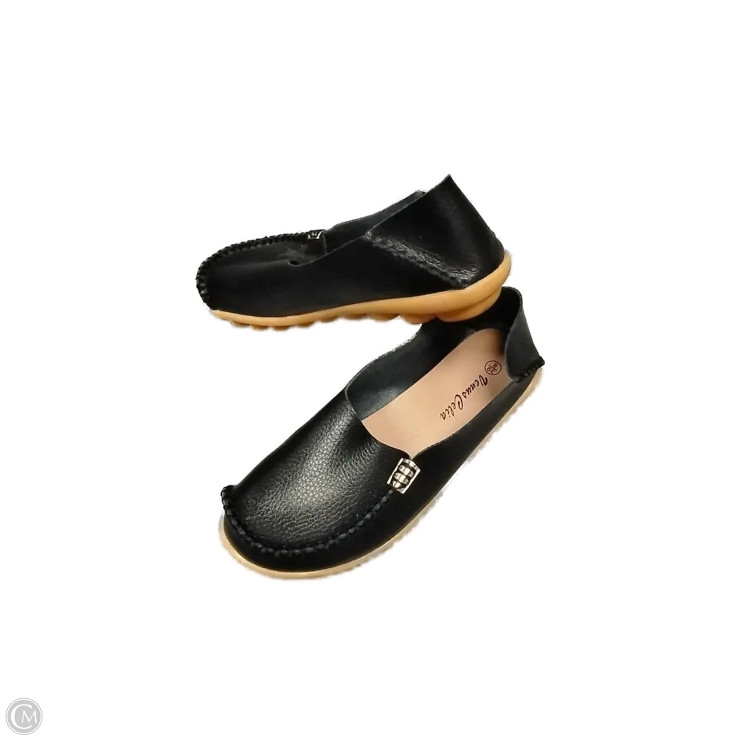 Shoes Flats By Clothes Mentor In Black, Size: 8
