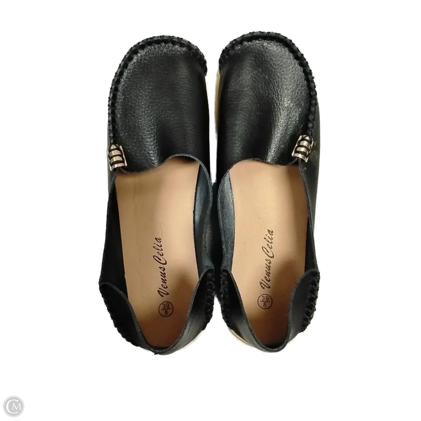 Shoes Flats By Clothes Mentor In Black, Size: 8