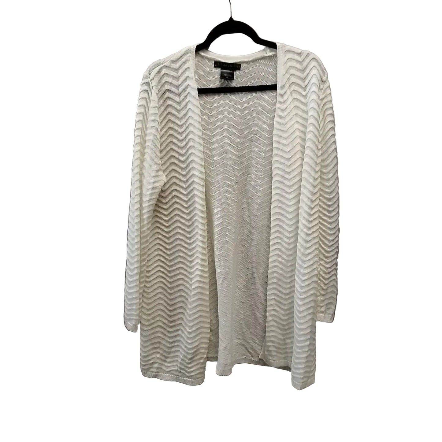 Sweater Cardigan By United States Sweaters In Beige, Size: Xl