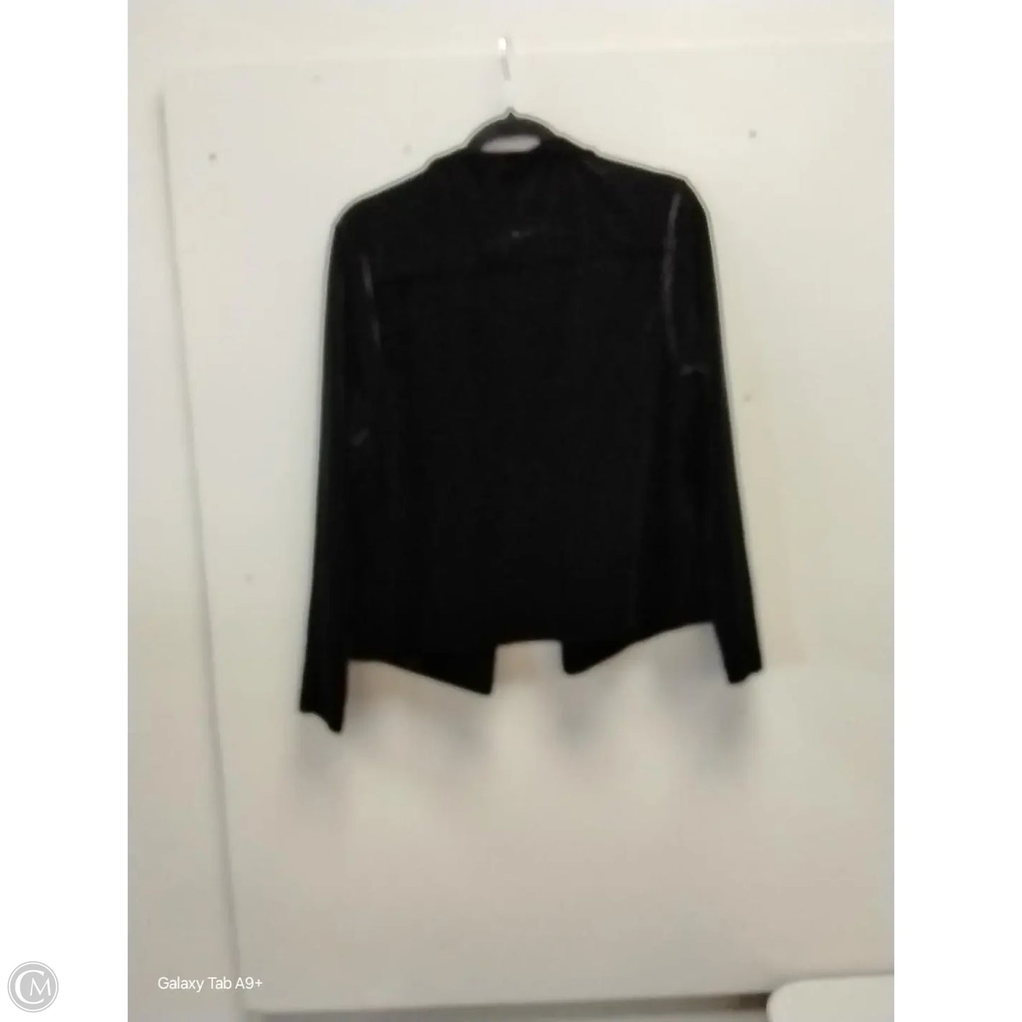Jacket Fleece By Calvin Klein In Black, Size: L