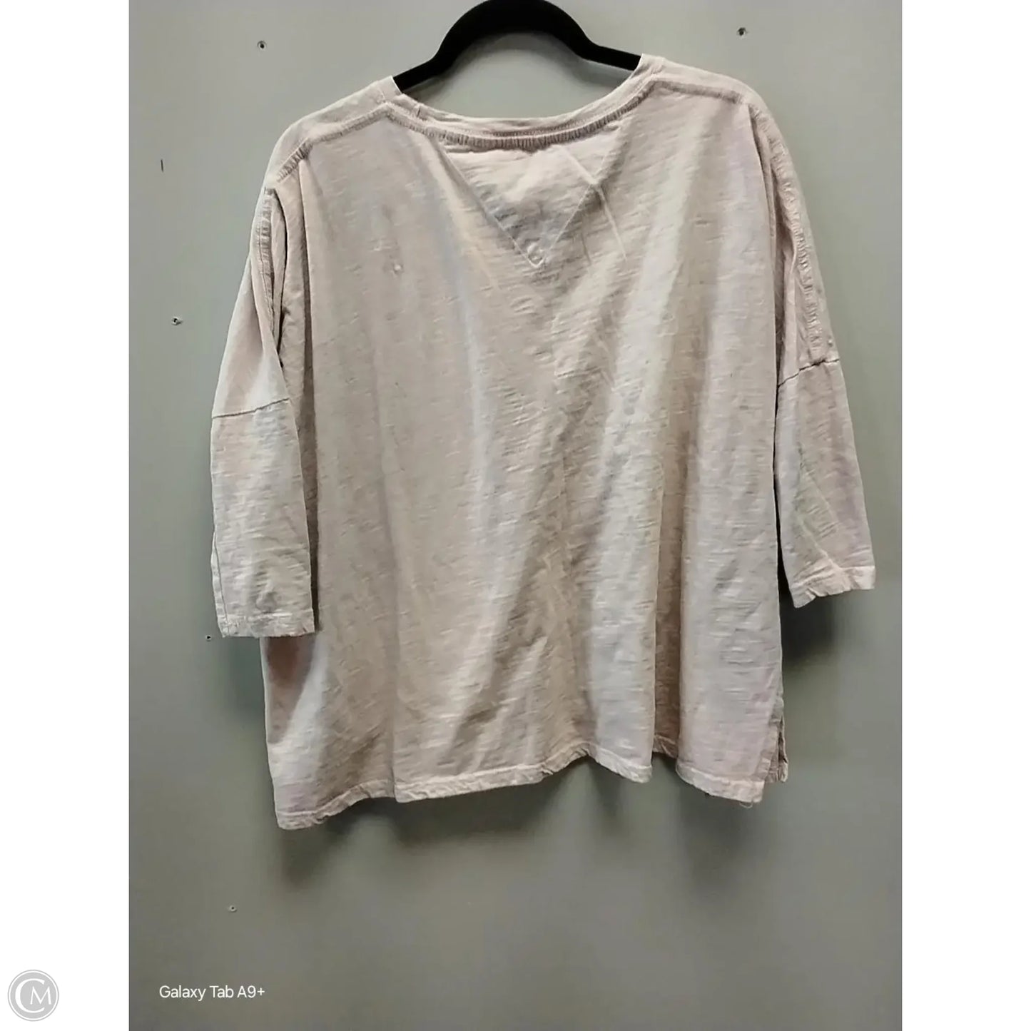 Top Long Sleeve Basic By Clothes Mentor In Pink, Size: L