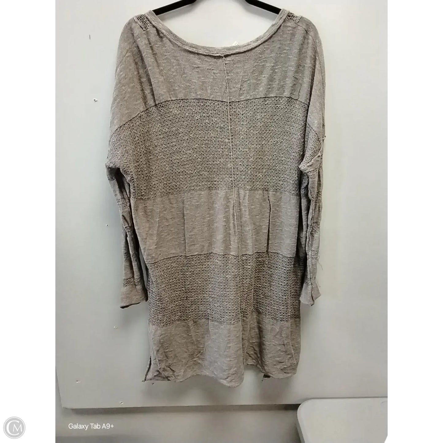 Top Long Sleeve By Free People In Brown, Size: M