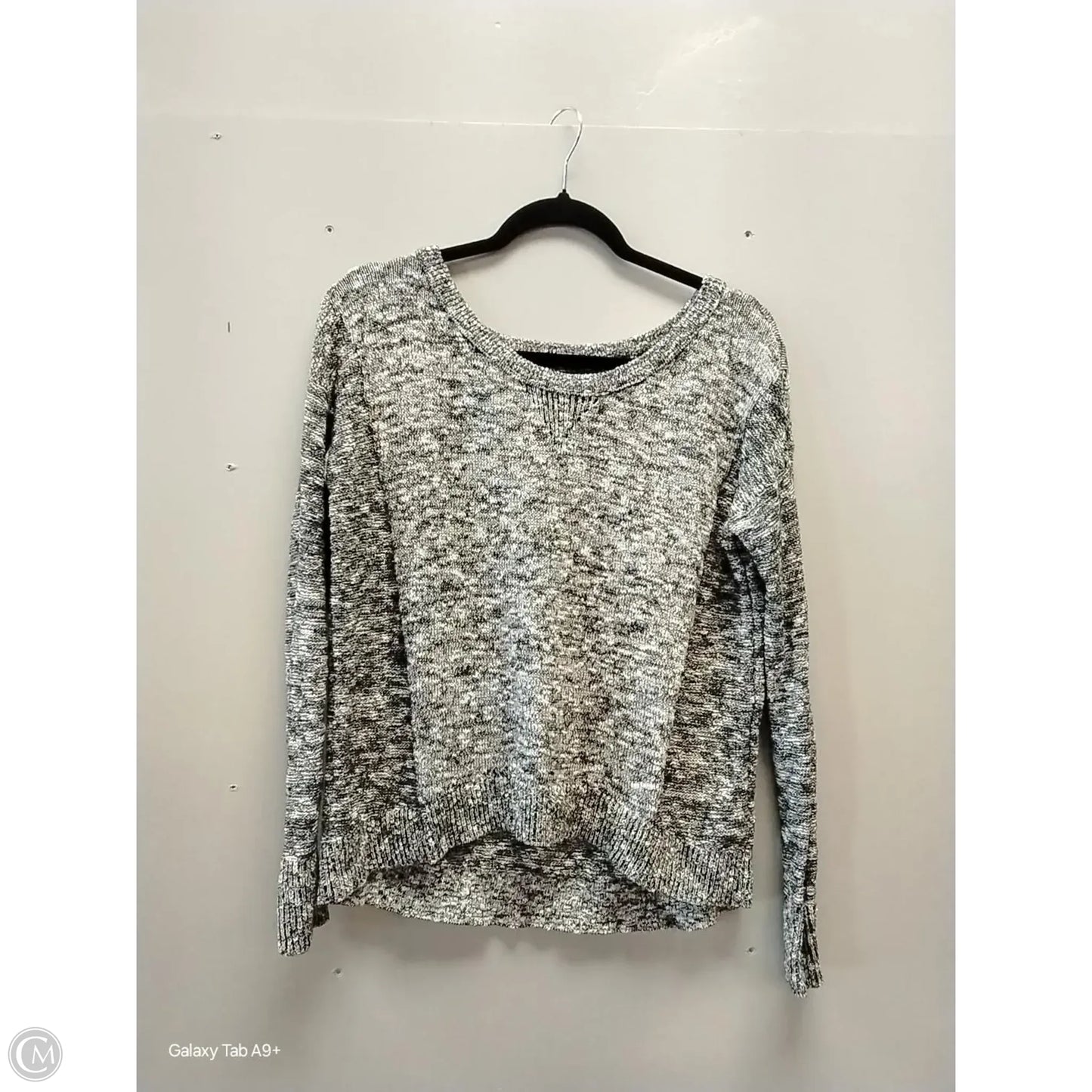 Sweater By American Eagle In Black & White, Size: M