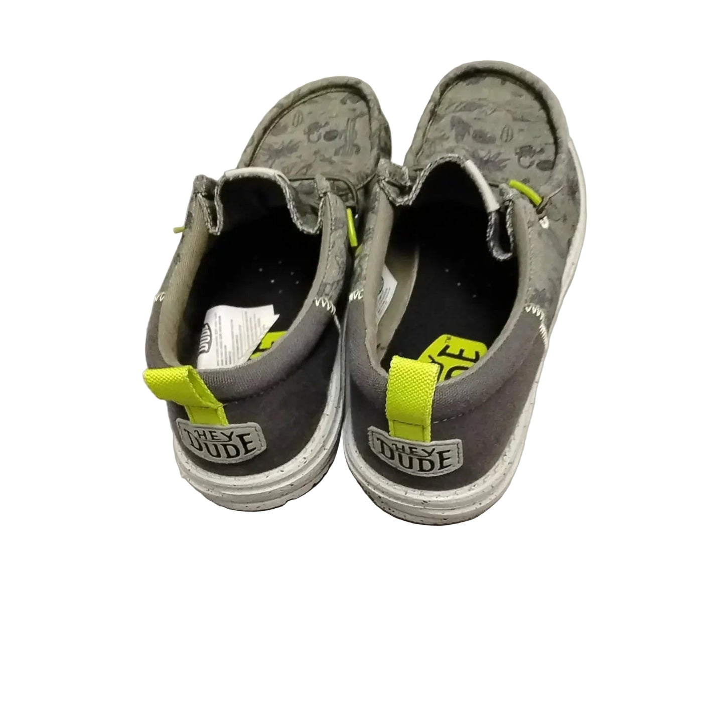 Shoes Flats By Hey Dude In Green, Size: 8