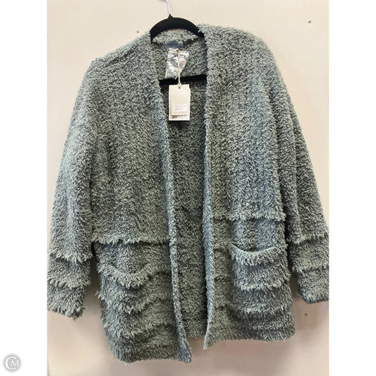 Sweater Cardigan By Barefoot Dreams In Blue, Size: M