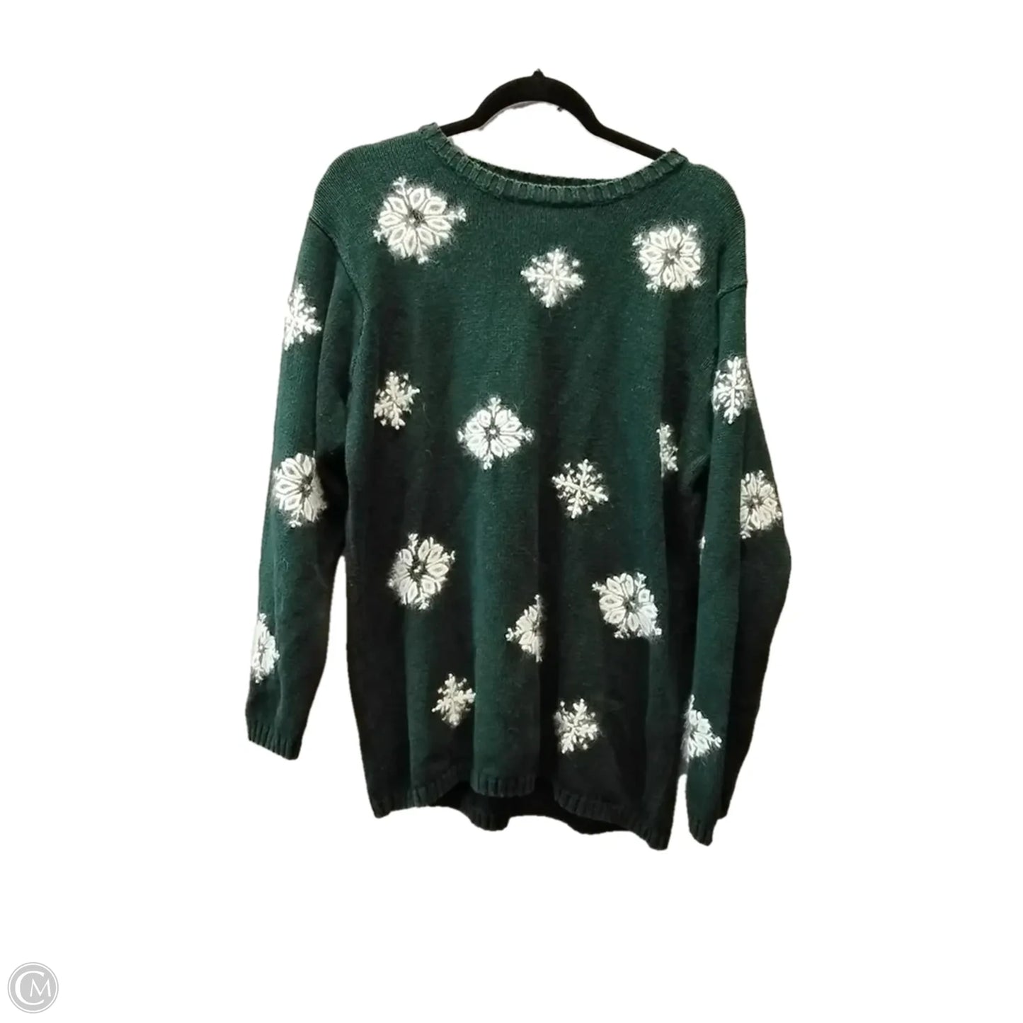 Sweater By Paul Harris In Green, Size: L