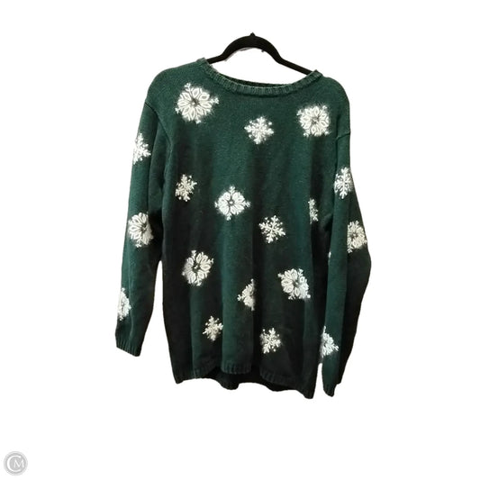 Sweater By Paul Harris In Green, Size: L
