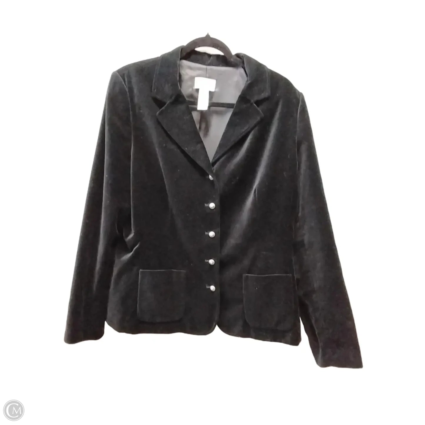 Blazer By Villager By Liz Claiborne In Black, Size: 16
