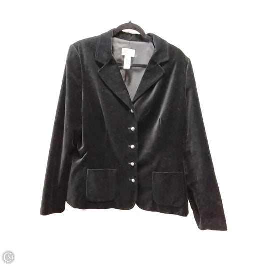 Blazer By Villager By Liz Claiborne In Black, Size: 16