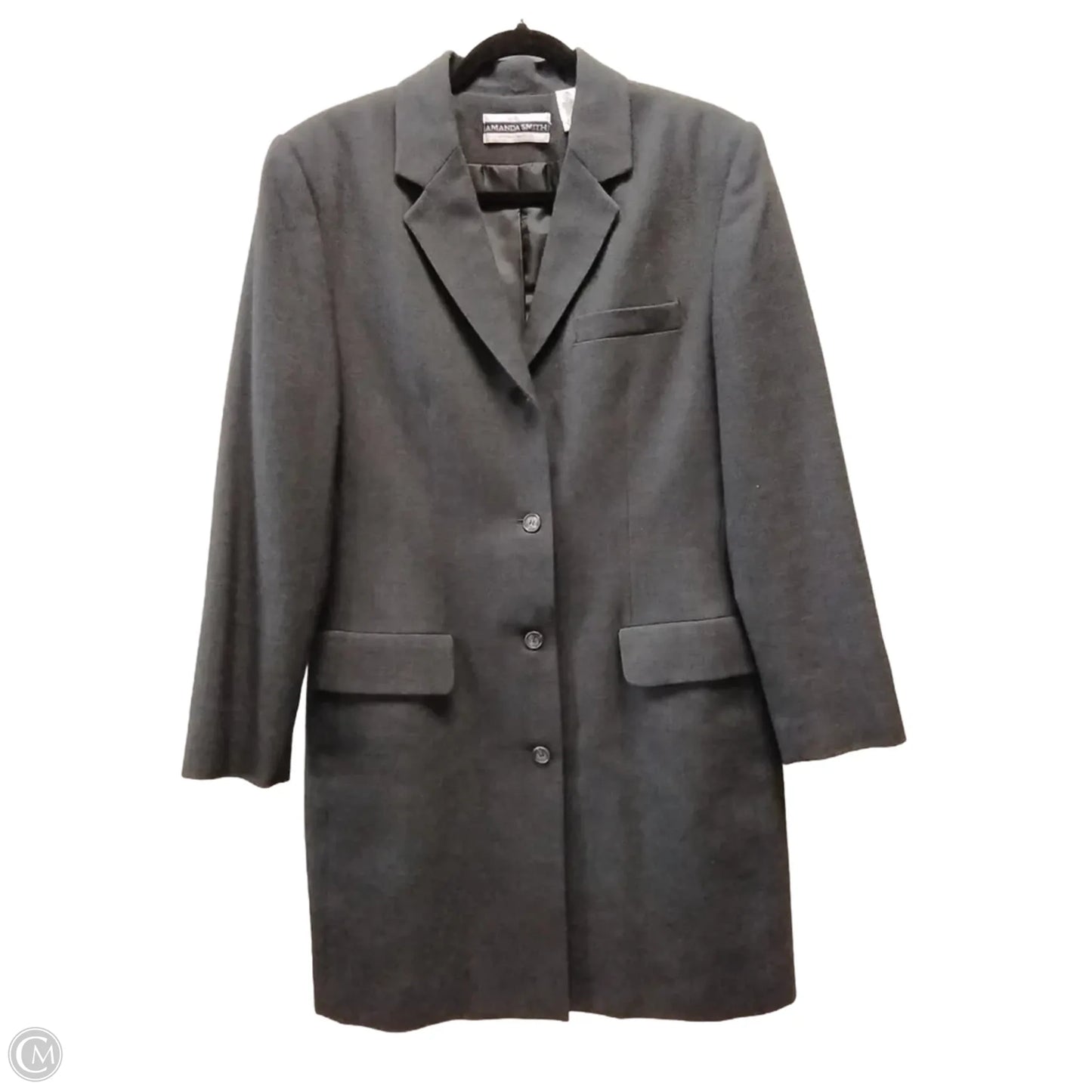 Blazer By Amanda Smith In Grey, Size: 12