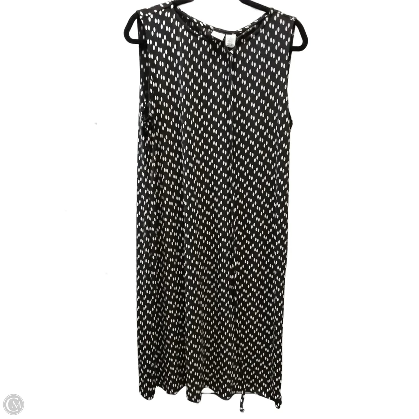 Dress Casual Midi By Merona In Polkadot Pattern, Size: Xl