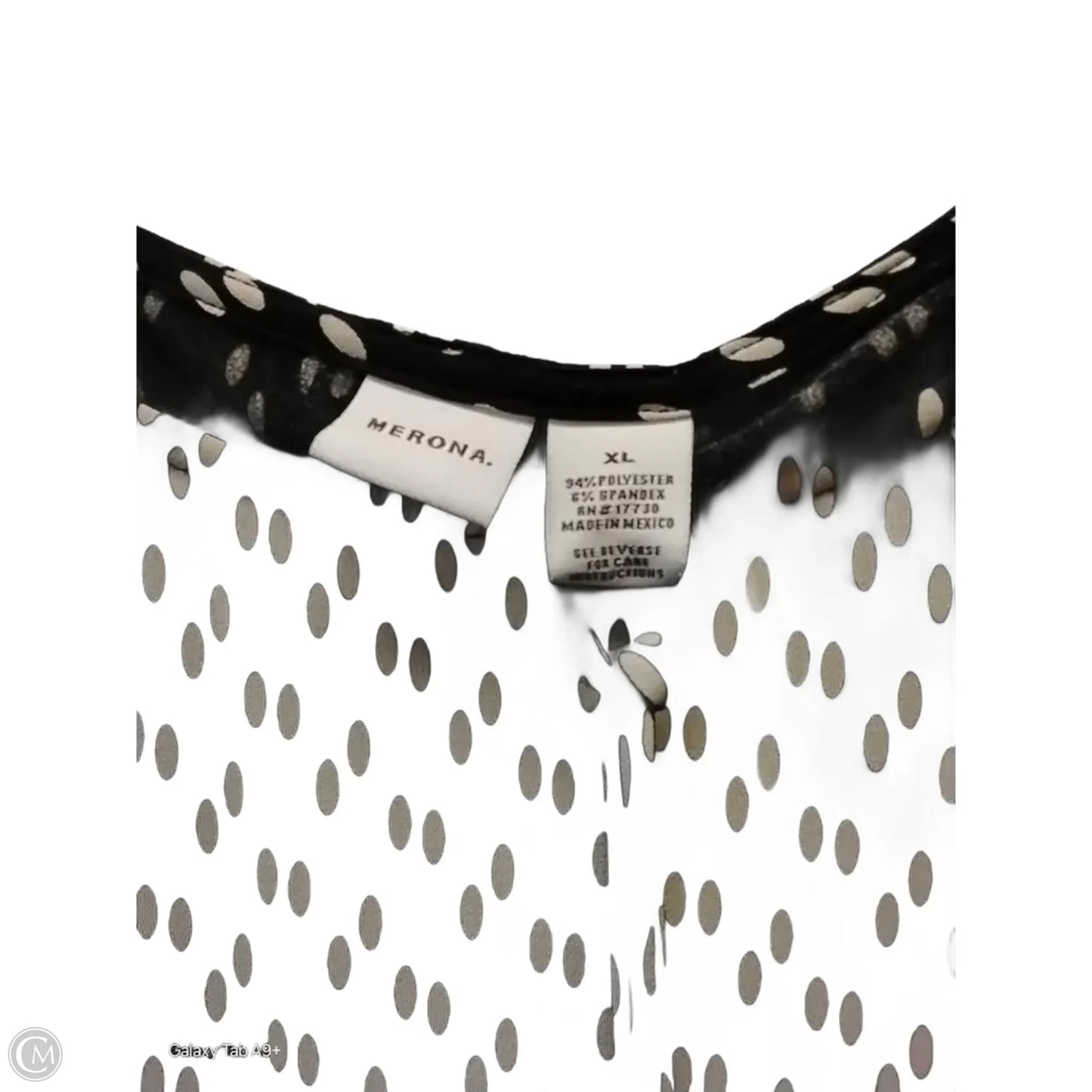 Dress Casual Midi By Merona In Polkadot Pattern, Size: Xl