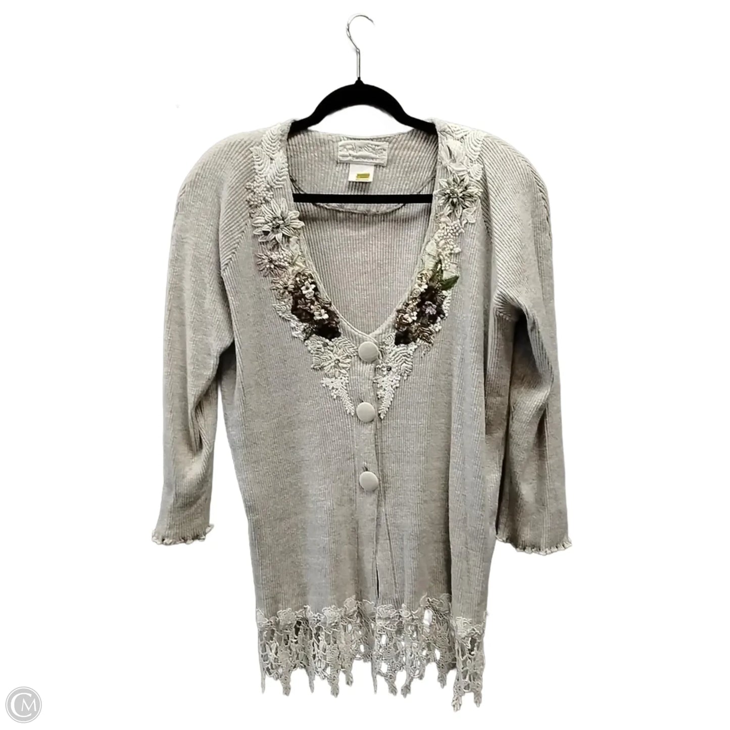 Sweater By Clothes Mentor In Floral Print, Size: 1