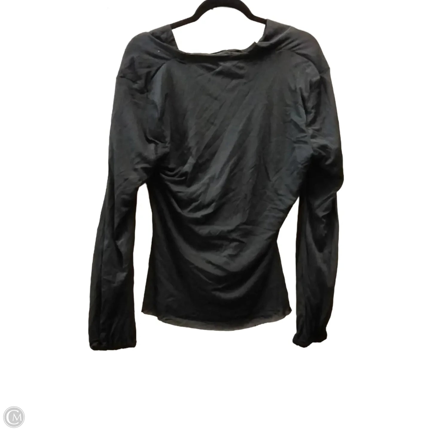 Top Long Sleeve By Bisou Bisou In Black, Size: 1x