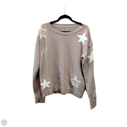 Sweater By Clothes Mentor In Mauve, Size: Xl