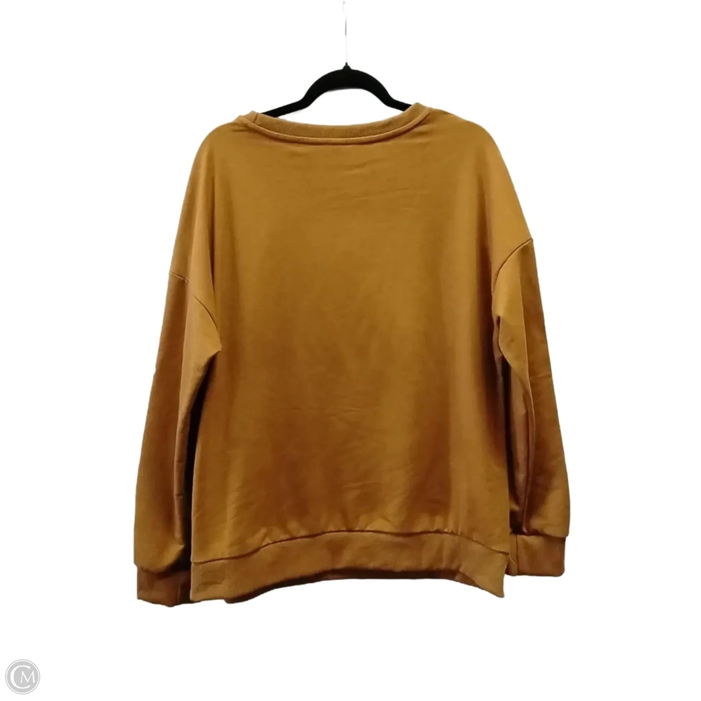 Sweatshirt Crewneck By Clothes Mentor In Brown, Size: Xl