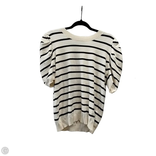 Sweater Short Sleeve By Dokotoo In Striped Pattern, Size: L