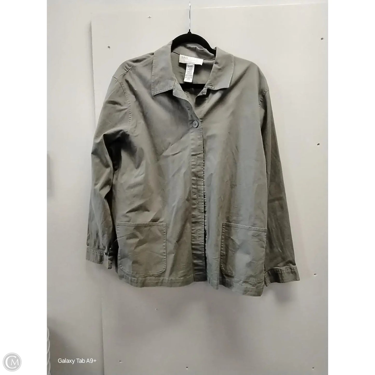 Top Long Sleeve By Sag Harbor In Green, Size: Xl