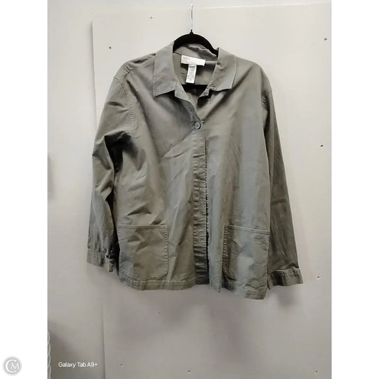 Top Long Sleeve By Sag Harbor In Green, Size: Xl