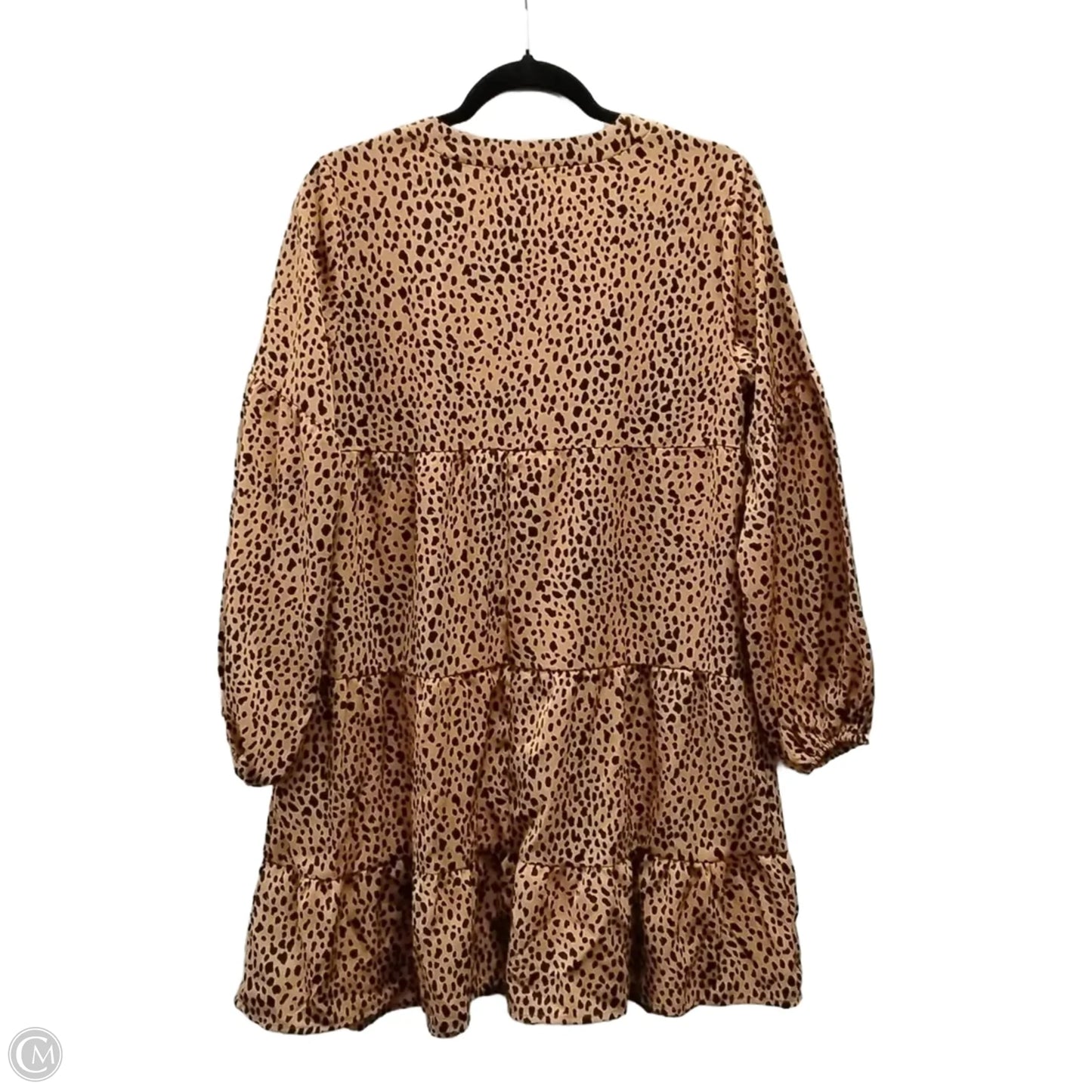 Dress Casual Maxi By Clothes Mentor In Leopard Print, Size: S