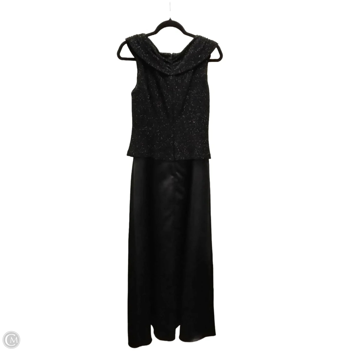 Dress Party Midi By Clothes Mentor In Black, Size: 10