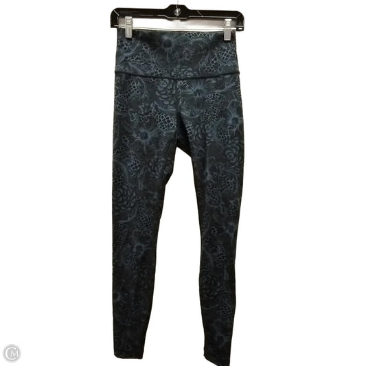 Athletic Leggings By Lululemon In Floral Print, Size: 6
