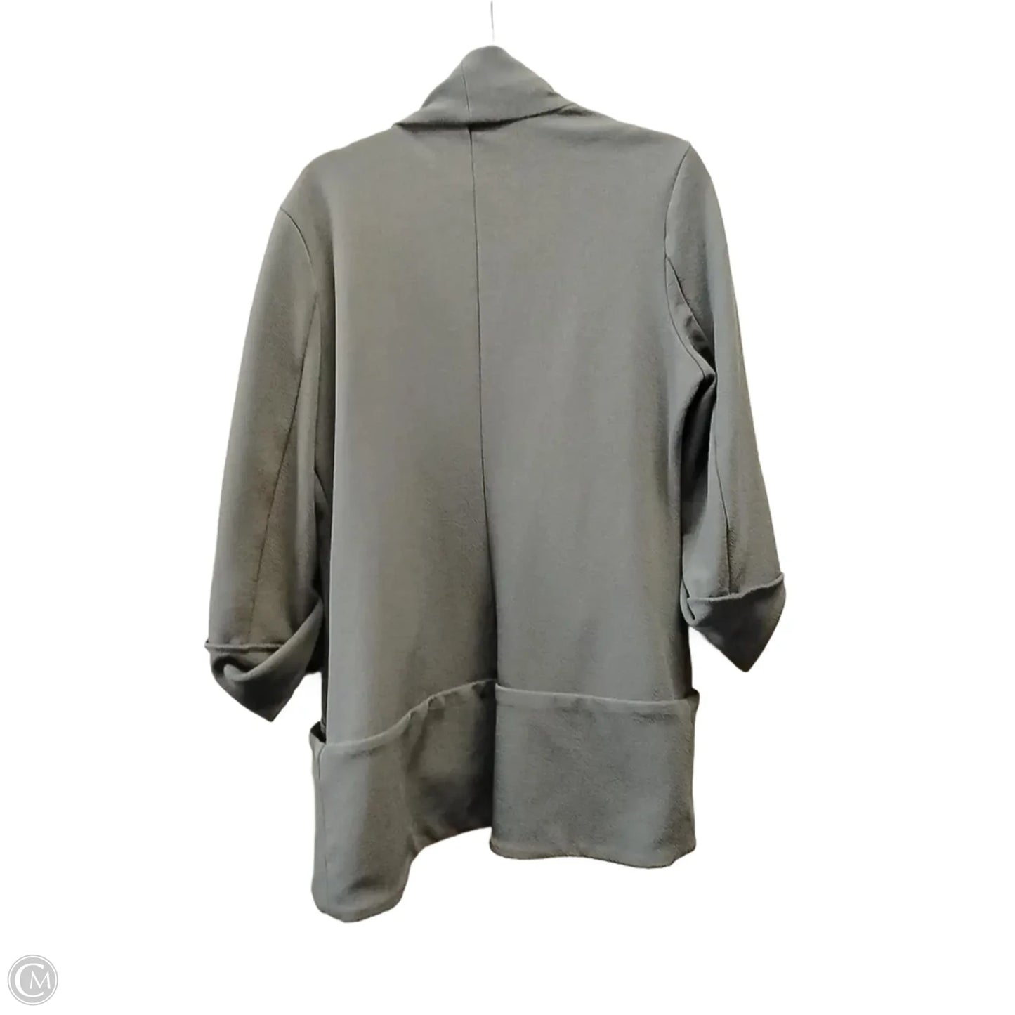 Blazer By Clothes Mentor In Grey, Size: Xxl