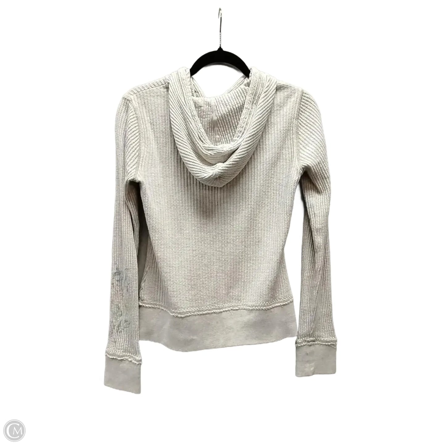 Sweatshirt Hoodie By Eddie Bauer In Floral Print, Size: M