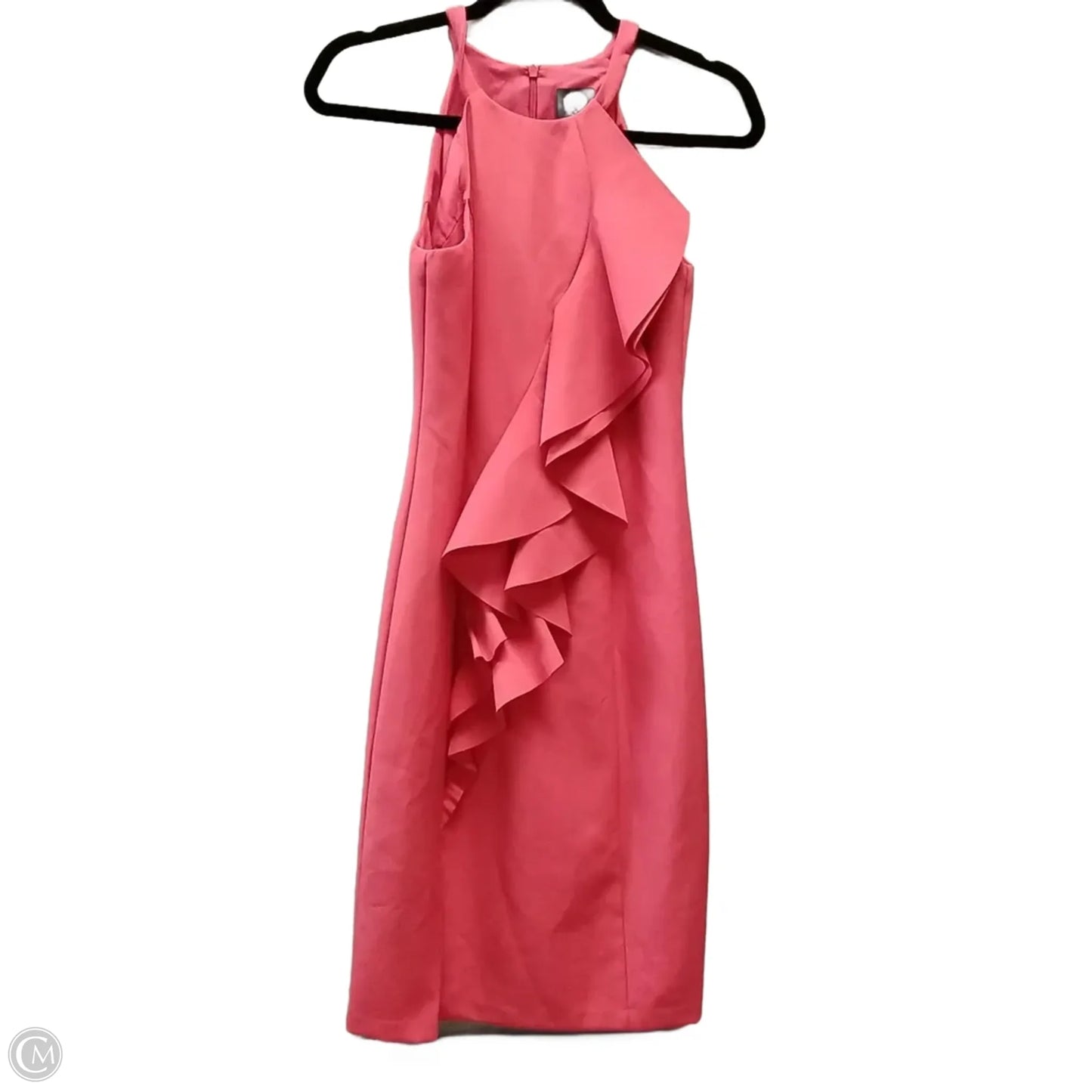 Dress Casual Midi By Vince Camuto In Orange, Size: 4