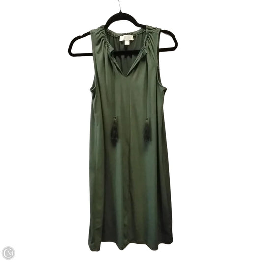 Dress Casual Midi By Michael By Michael Kors In Green, Size: S