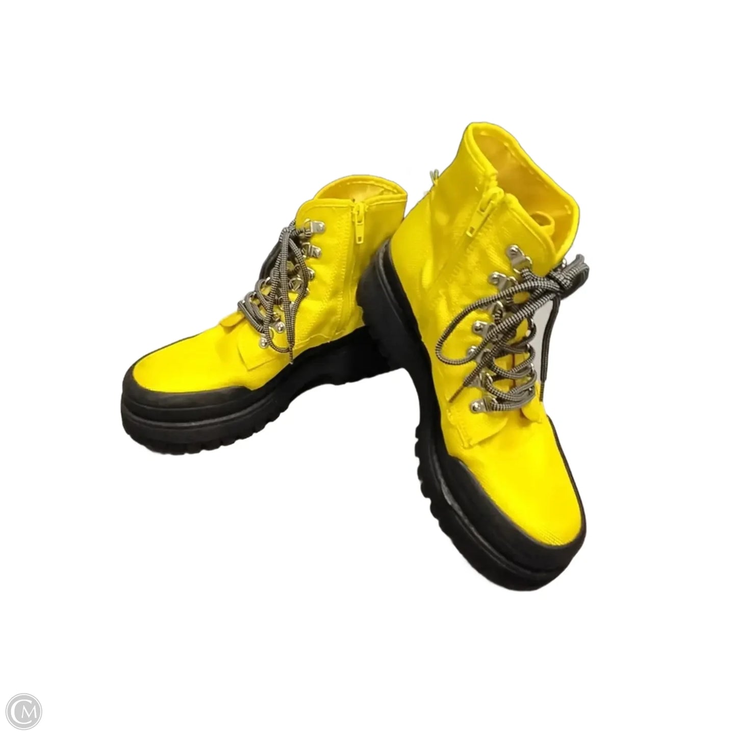 Boots Combat By Steve Madden In Yellow, Size: 8.5