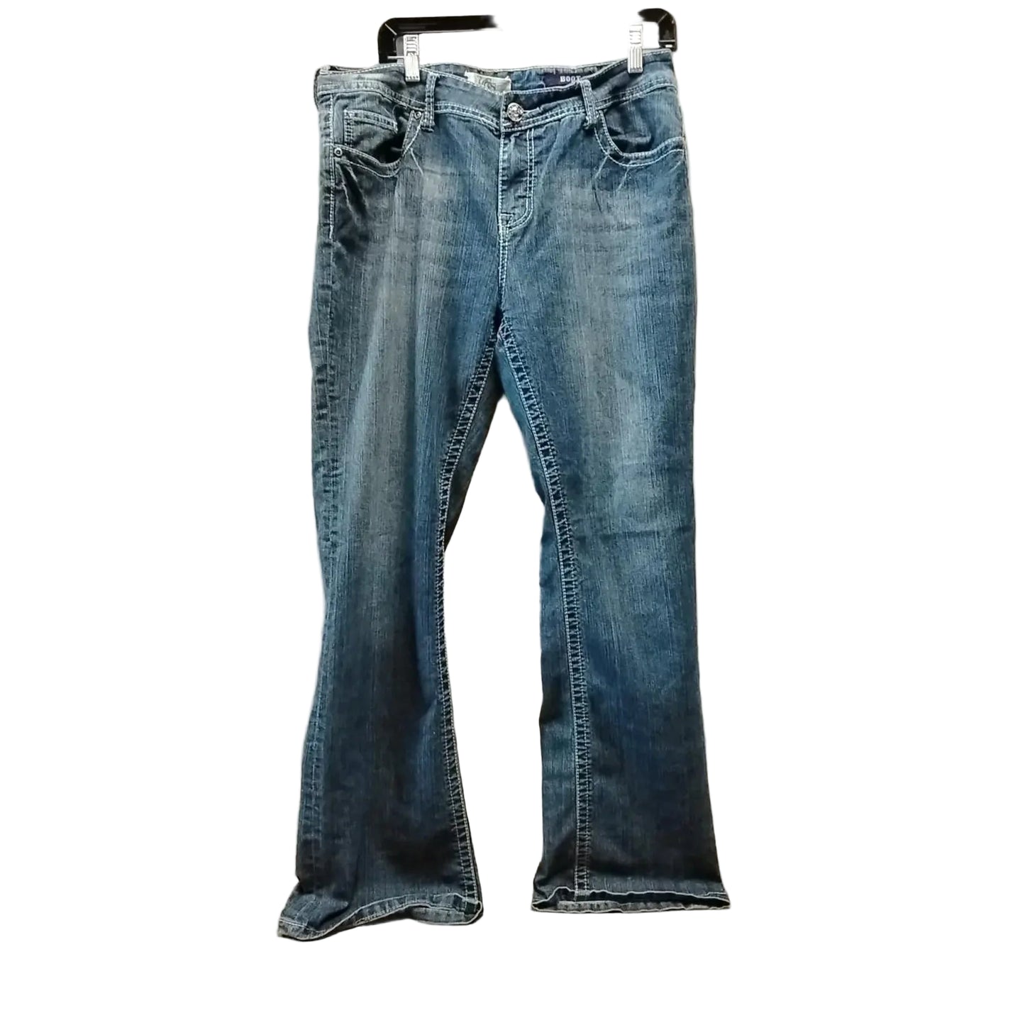 Jeans Boot Cut By Clothes Mentor In Blue, Size: 12