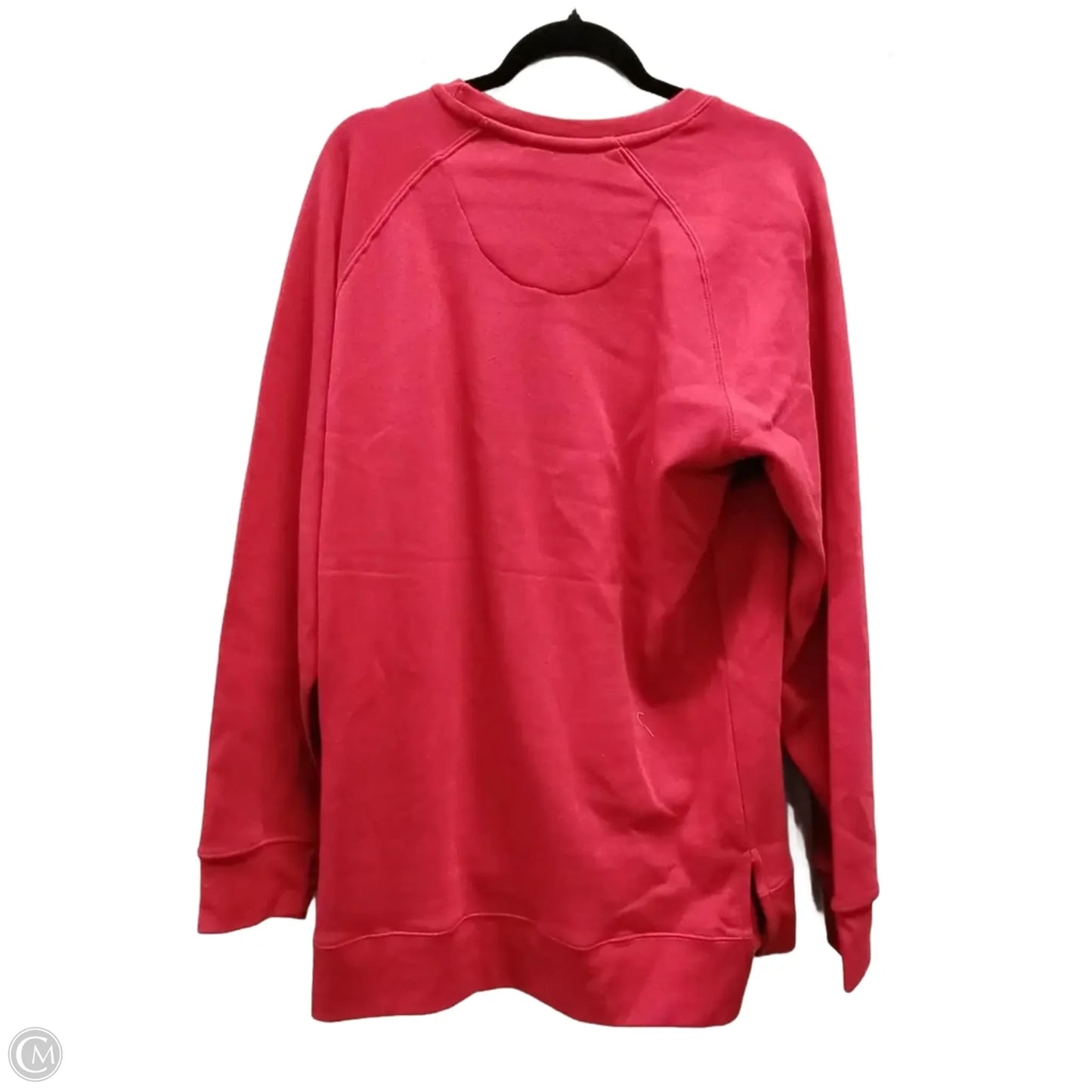 Sweatshirt Crewneck By Clothes Mentor In Red, Size: 2x