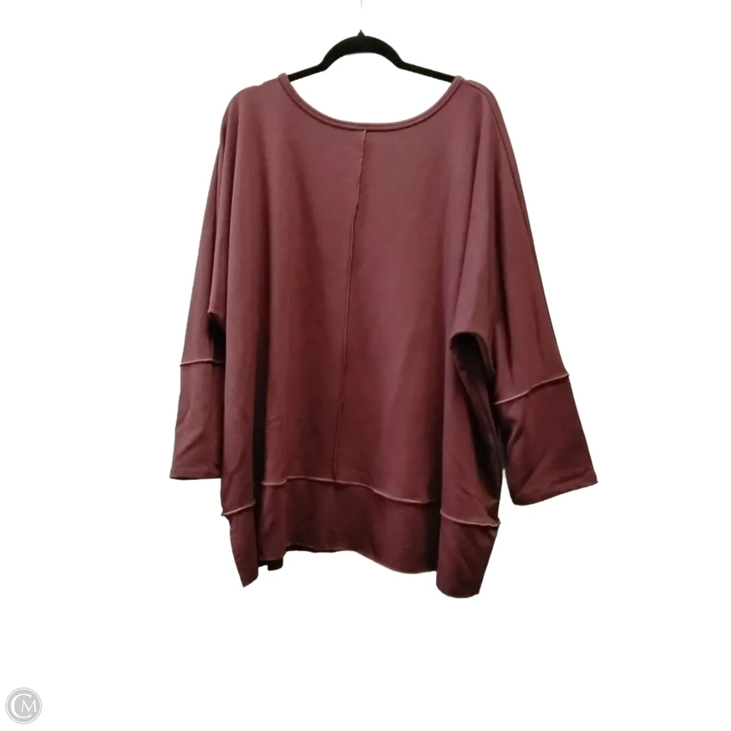 Sweatshirt Crewneck By Spanx In Purple, Size: 3x