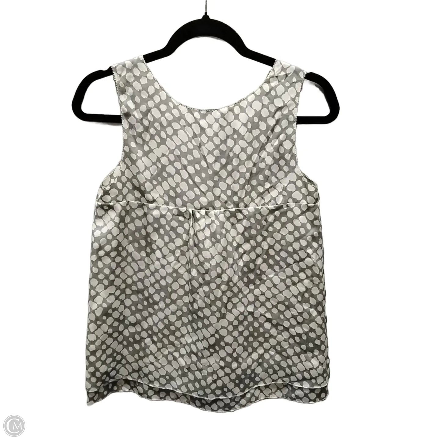 Blouse Sleeveless By Loft In Polkadot Pattern, Size: Xs