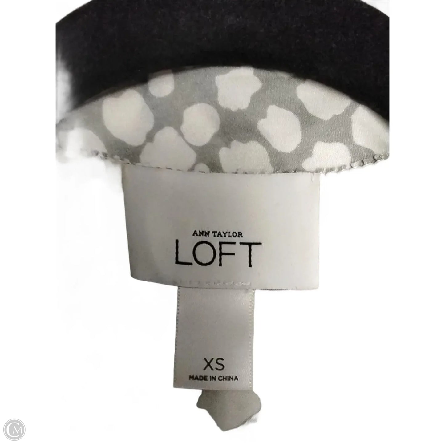 Blouse Sleeveless By Loft In Polkadot Pattern, Size: Xs