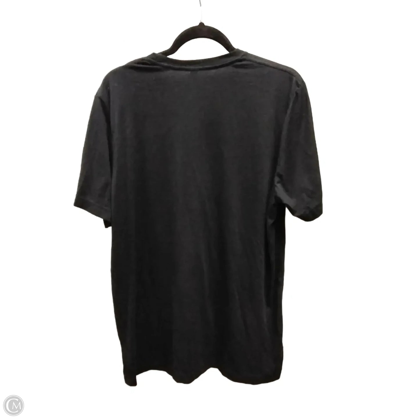 Top Short Sleeve Basic By Canvas In Animal Print, Size: L