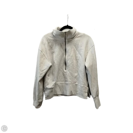 Sweatshirt Collar By Clothes Mentor In Grey, Size: S