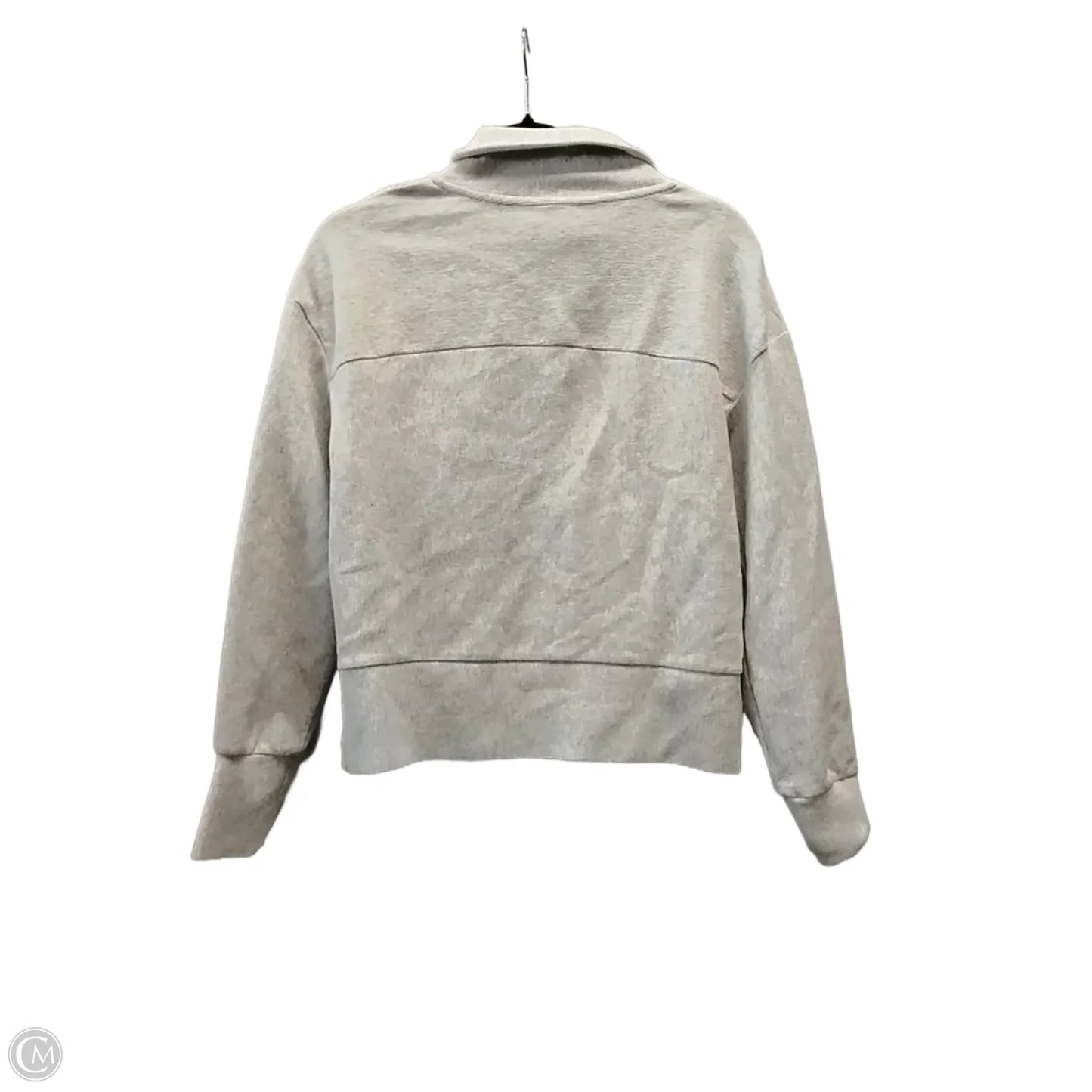 Sweatshirt Collar By Clothes Mentor In Grey, Size: S