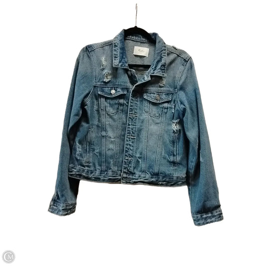 Jacket Denim By Kancan In Blue, Size: L