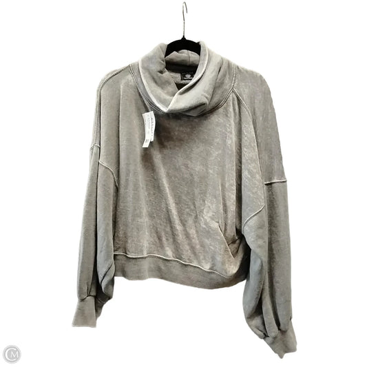 Sweatshirt Collar By Clothes Mentor In Grey, Size: Xl