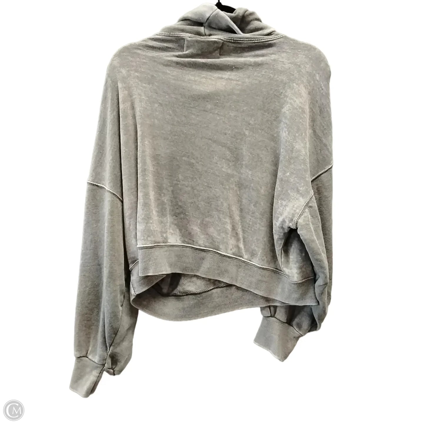Sweatshirt Collar By Clothes Mentor In Grey, Size: Xl