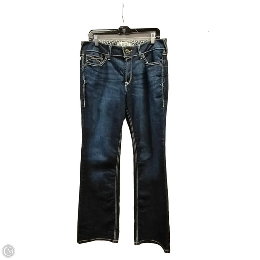 Jeans Wide Leg By Ariat In Blue, Size: 14