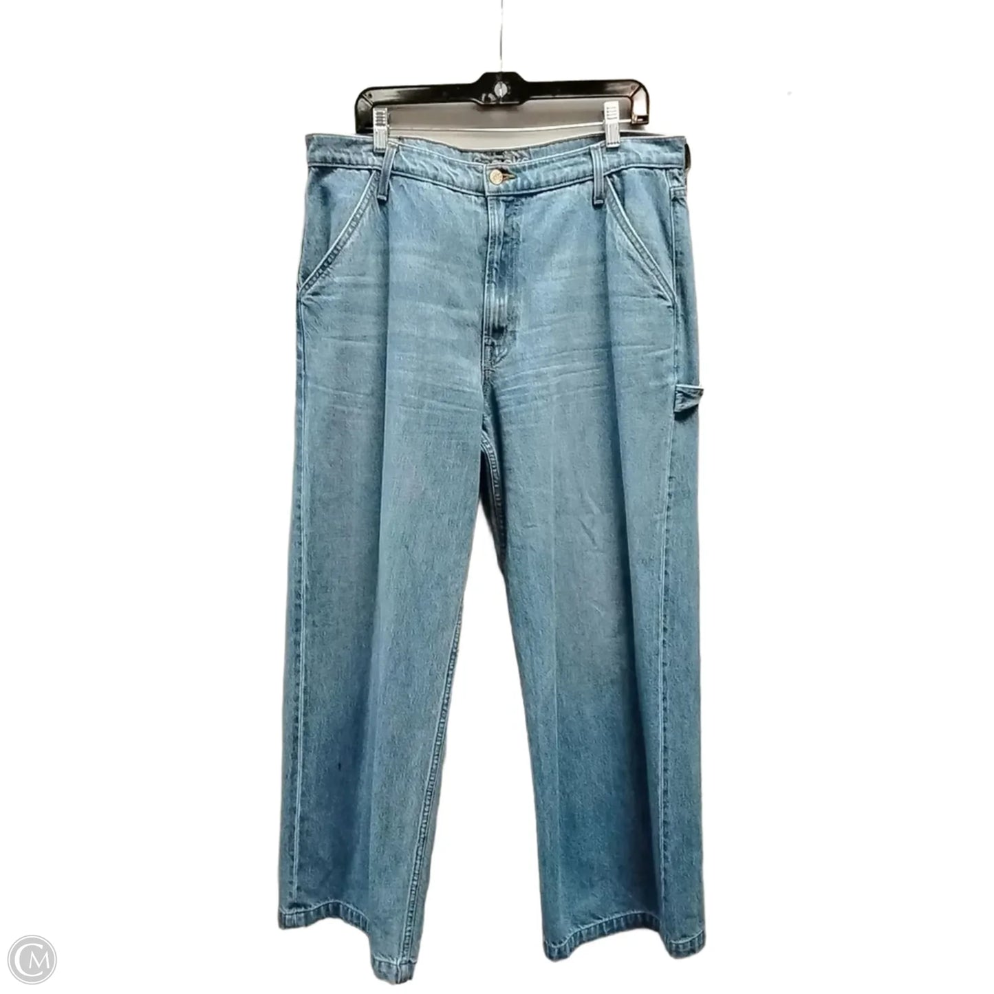 Jeans Wide Leg By Clothes Mentor In Blue, Size: 12