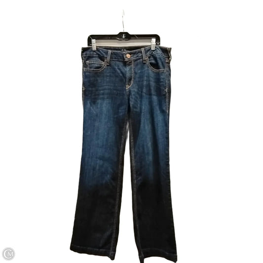 Jeans Wide Leg By Ariat In Blue, Size: 14